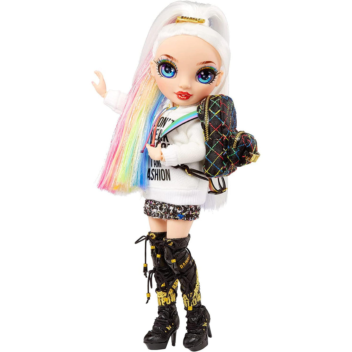 Rainbow High Amaya Raine Jr High 9-inch doll with fully poseable joints for dynamic storytelling