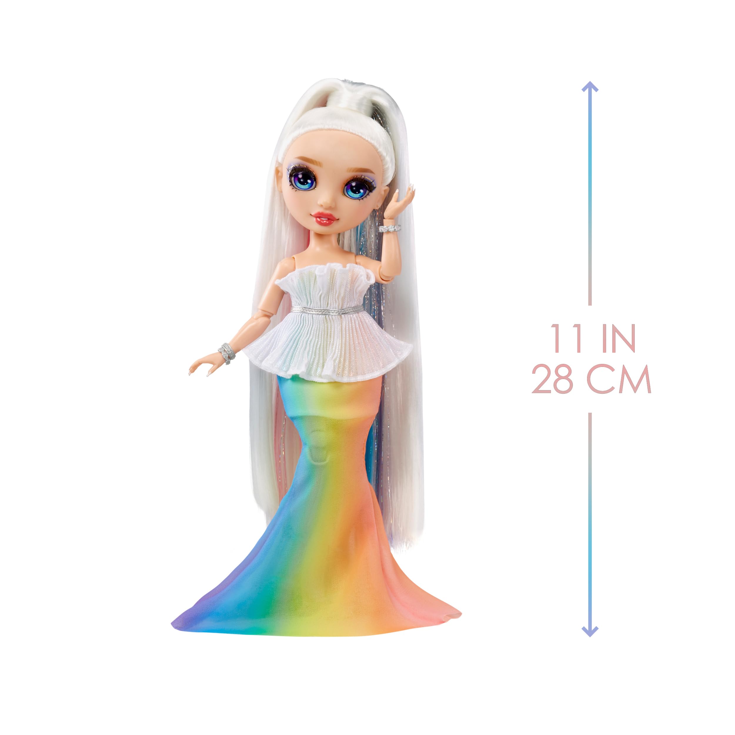 Rainbow High Amaya trunk purse adds a stylish accessory for fashion storytelling.