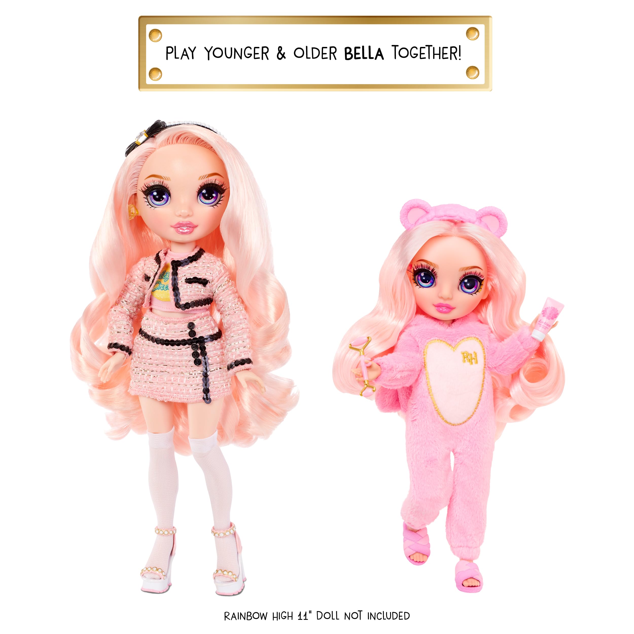 Rainbow High Bella hair care tip with washing for brushable hair.
