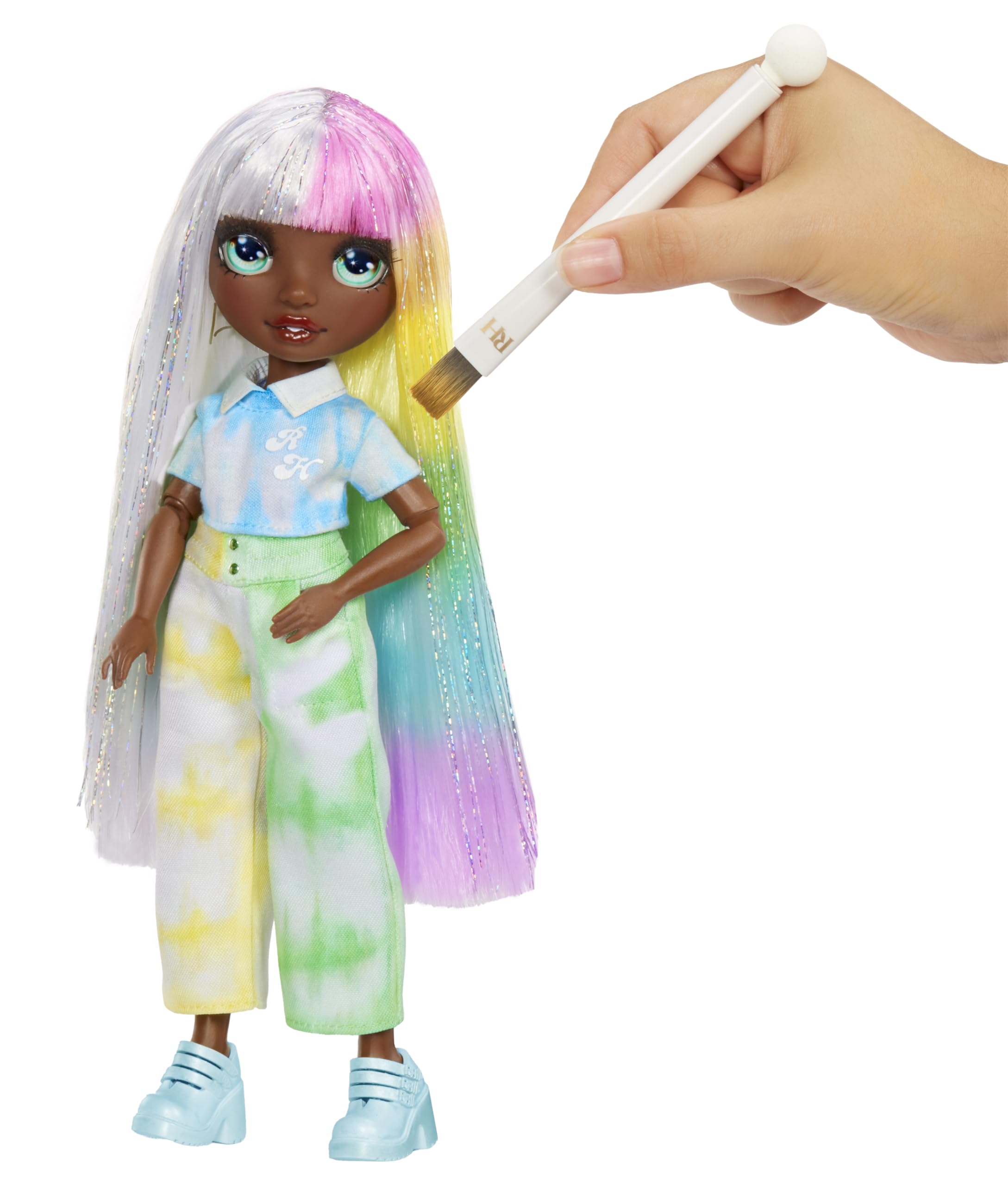 Rainbow High doll hair color-ready with washable paints