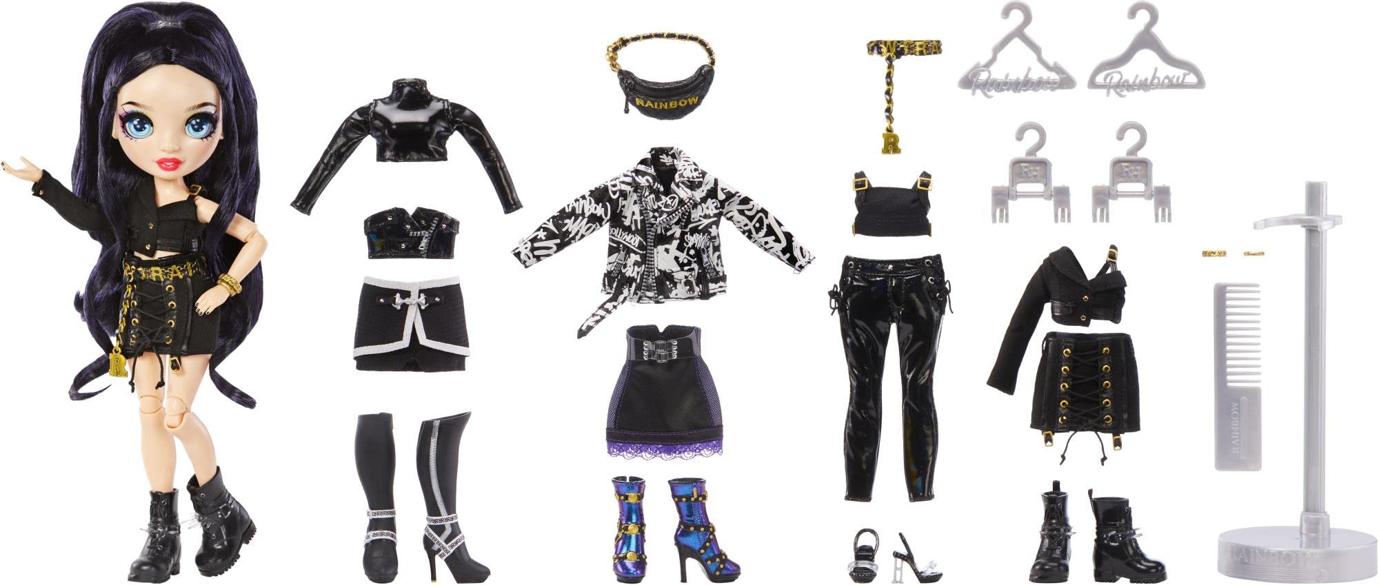 Rainbow High exclusive fashion doll detail highlighting premium style.