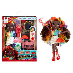 Rainbow High Iris doll with crystal accessory kit sparks creative fashion play.