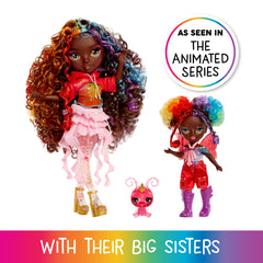 Rainbow High Littles Astrid 5.5-inch poseable doll for easy posing.