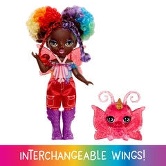 Rainbow High Littles Astrid doll with removable outfit for versatile styling.