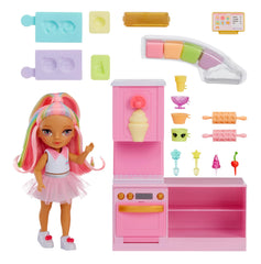 Rainbow High Littles exclusive doll Kandy outfit removable for mix-and-match fashion