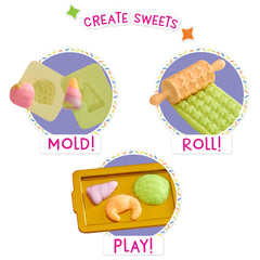 Rainbow High Littles ice cream dispenser action for pretend dessert making