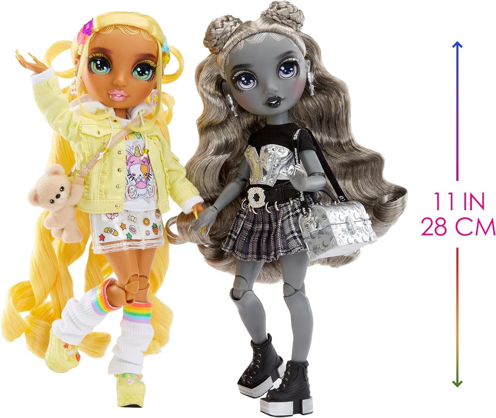 Rainbow High Madison Twins doll stand supports easy display and posing