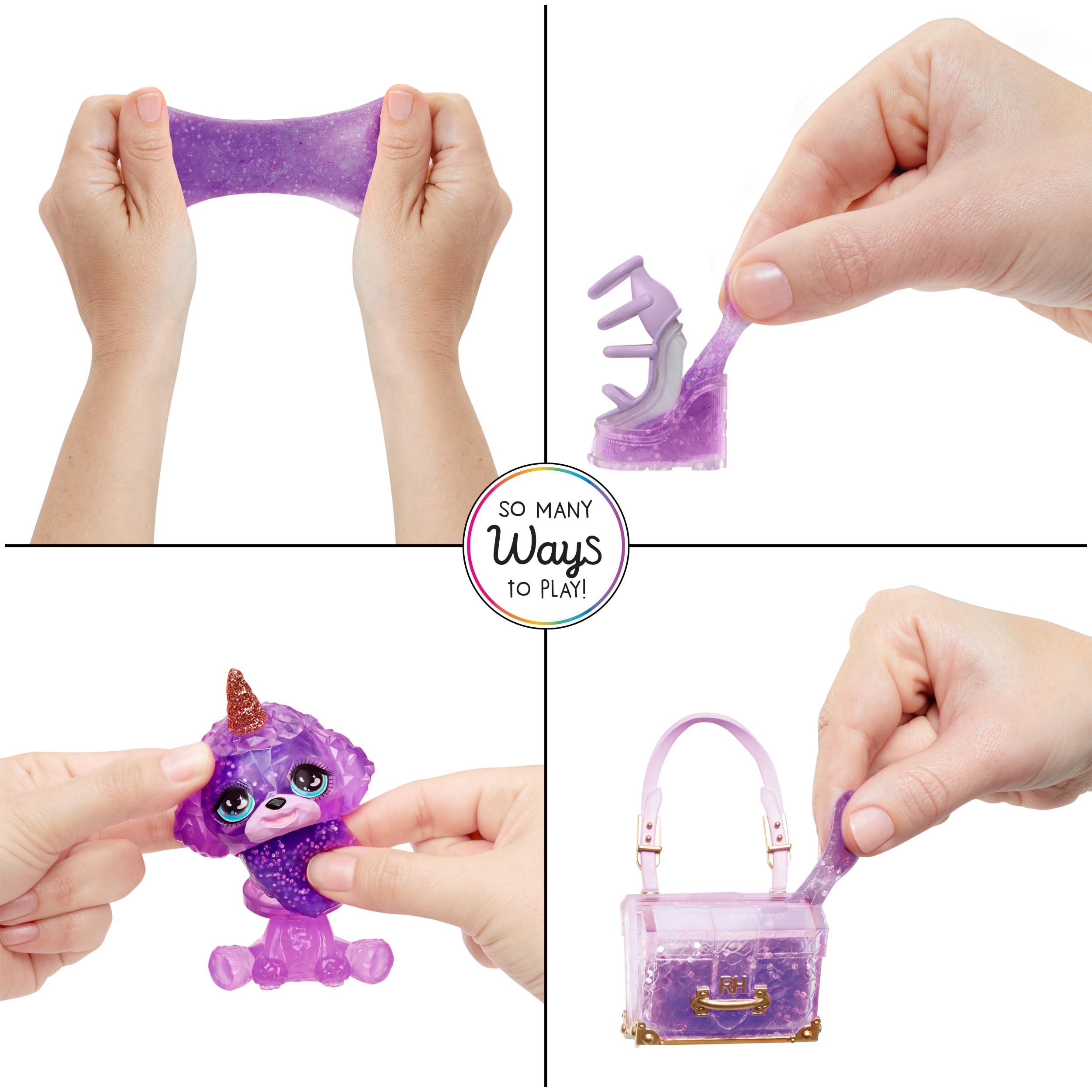 Magical pet horned poodle adds fantasy companionship to play