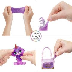 Magical pet horned poodle adds fantasy companionship to play