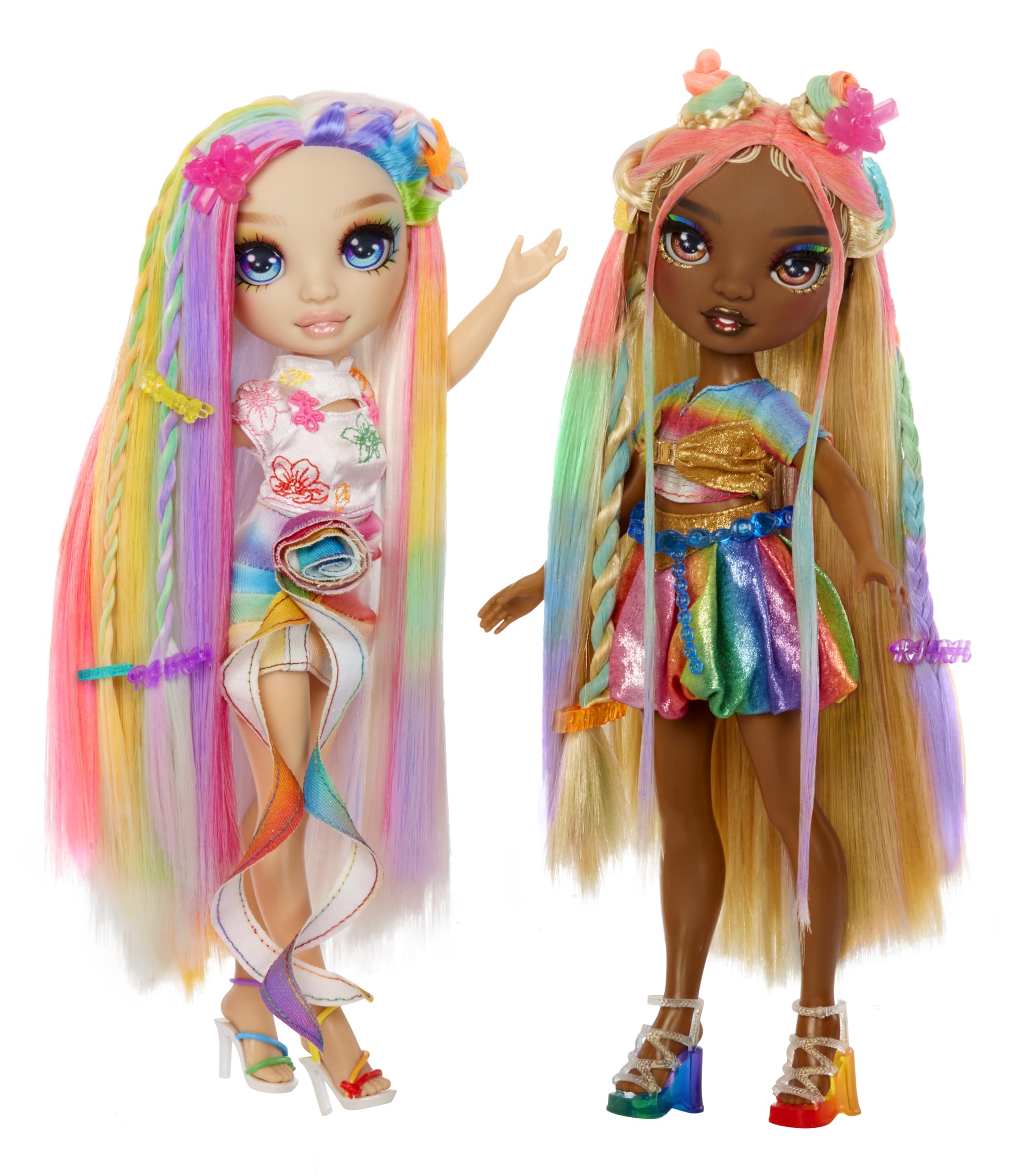 Rainbow High Meline unboxing image showing a full creative playset.