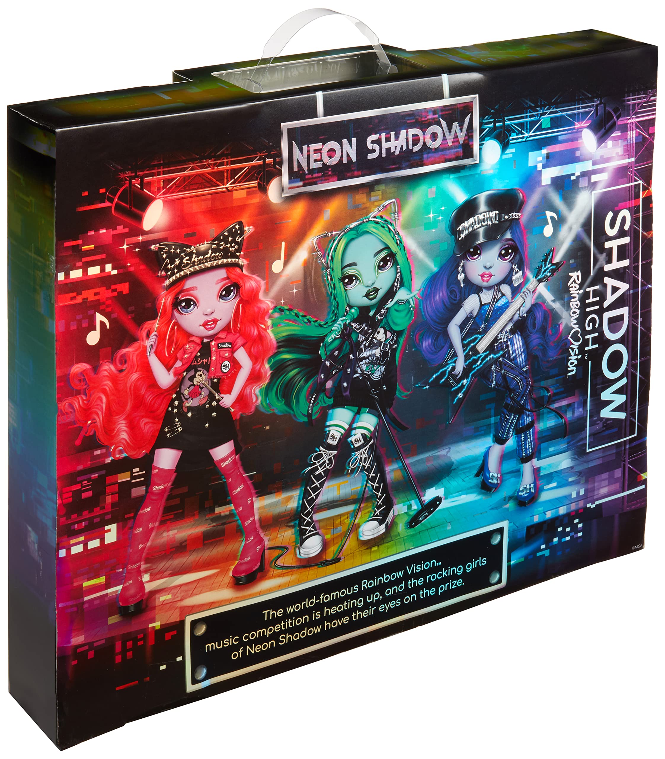 Harley’s neon green outfit highlights bold fashion play and mix-and-match storytelling.