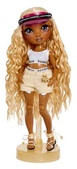 Rainbow High Pacific Coast Harper Dune doll stand supports display and pose stability.