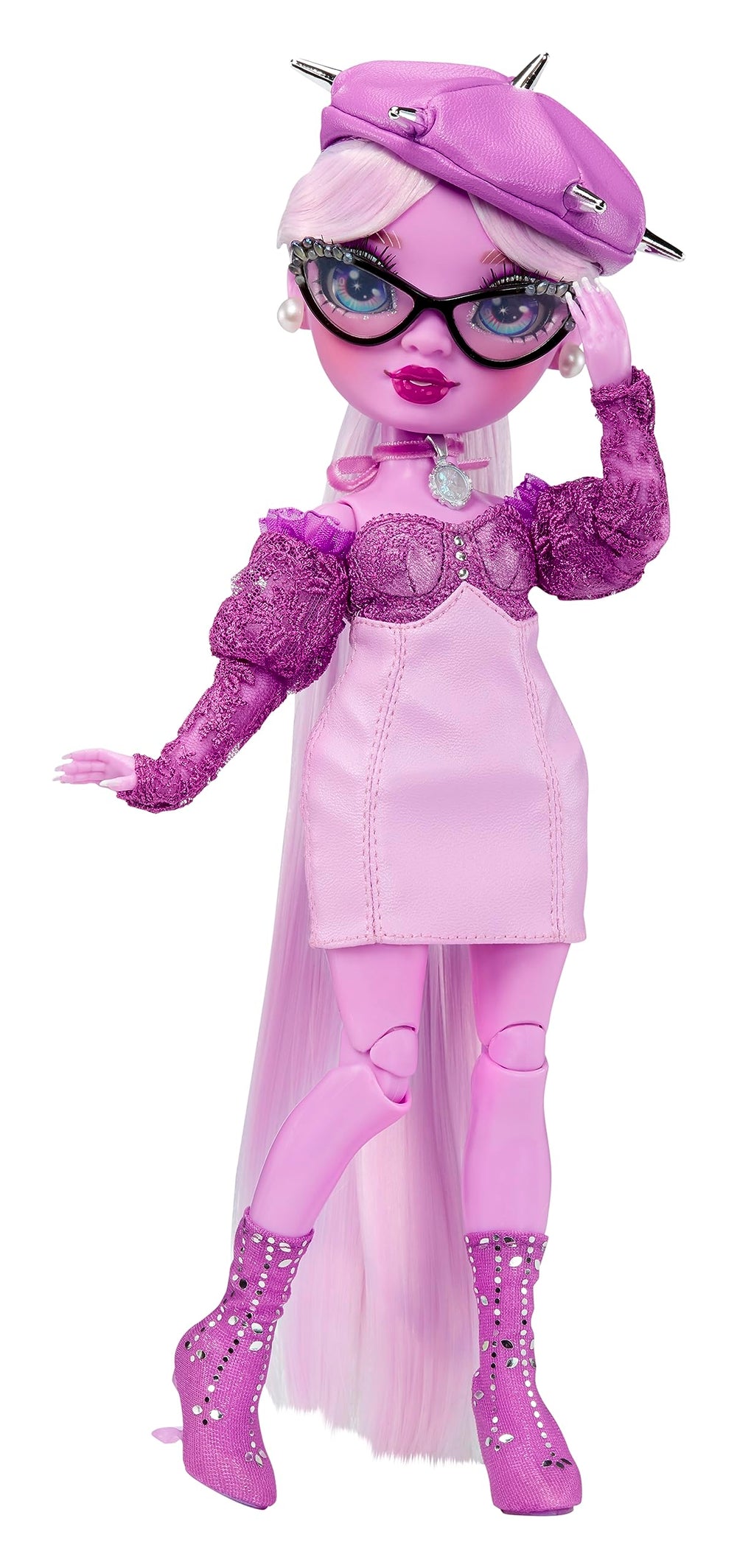 Rainbow High Lavender Lynn extra accessories expand fashion mix-and-match adventures