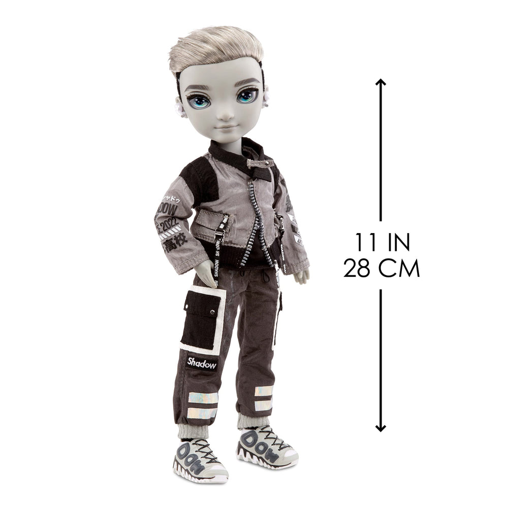Ash Silverstone in nylon joggers with patches for mix-and-match adventures