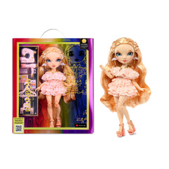 Rainbow High Victoria light pink fashion doll with vibrant design for creative play.