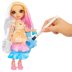 Rainbow High dip-and-dab technique for precise color details