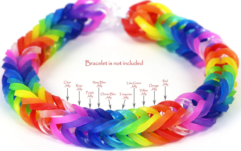 Compatible with Original Rainbow Loom, Monster Tail, and Finger Loom.