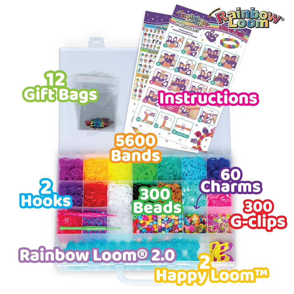 Rainbow Loom Happy Loom designed for on-the-go bracelet making