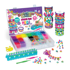 Rainbow Loom Loomi-Pals Mega Set carrying case keeps supplies organized on the go