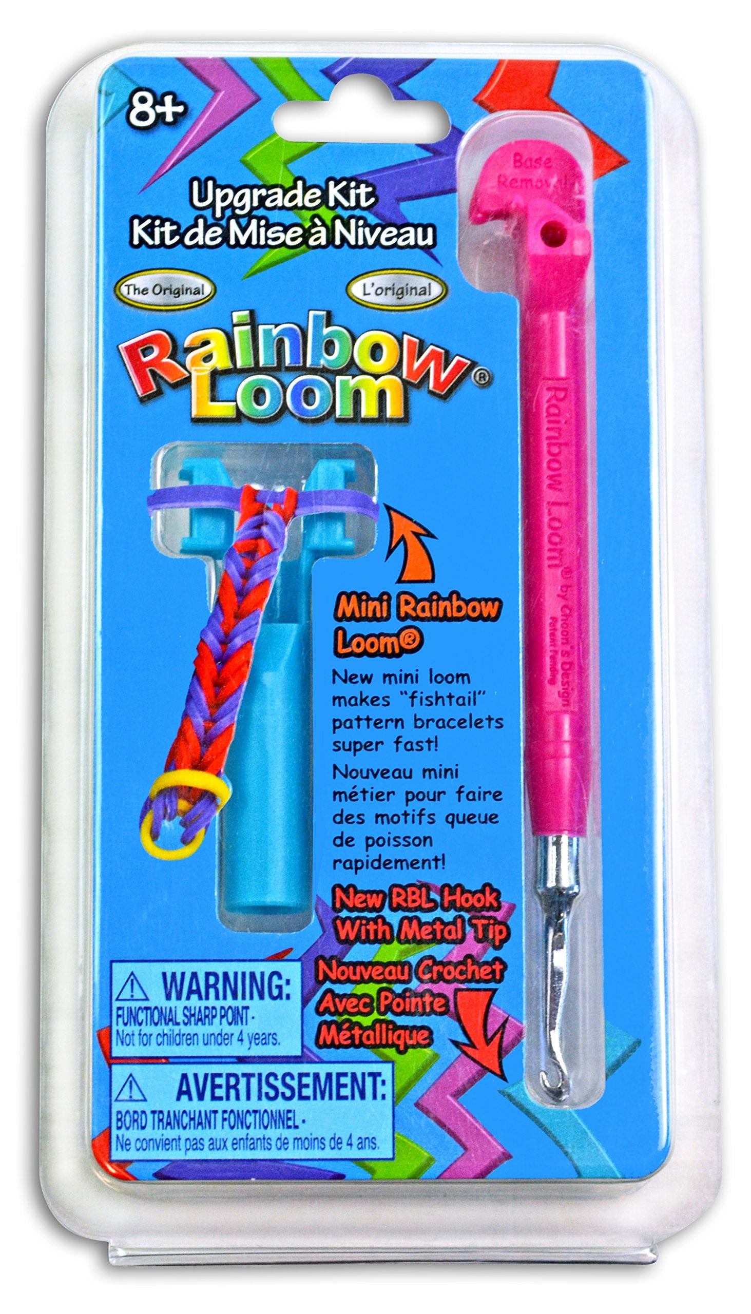 Rainbow Loom Pink Handle Upgrade: ergonomic grip for comfortable, extended crafting sessions