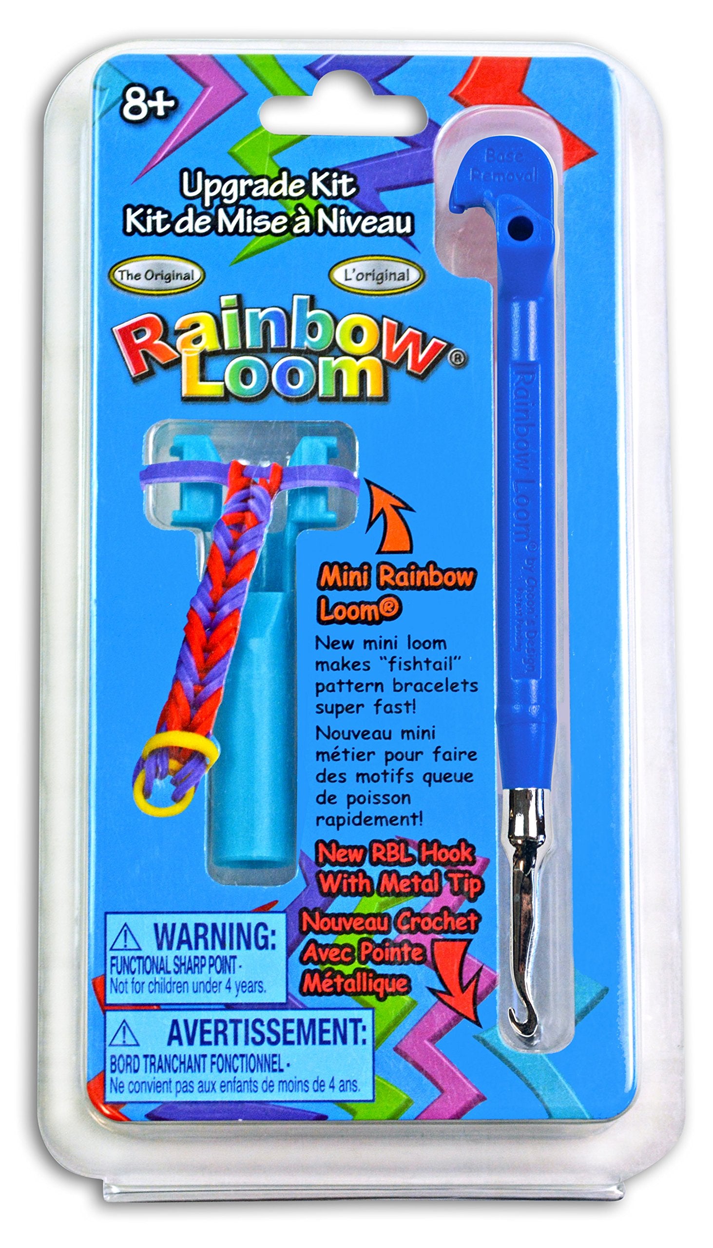Rainbow Loom Upgrade Mini Loom compact travel-ready for quick fishtail projects