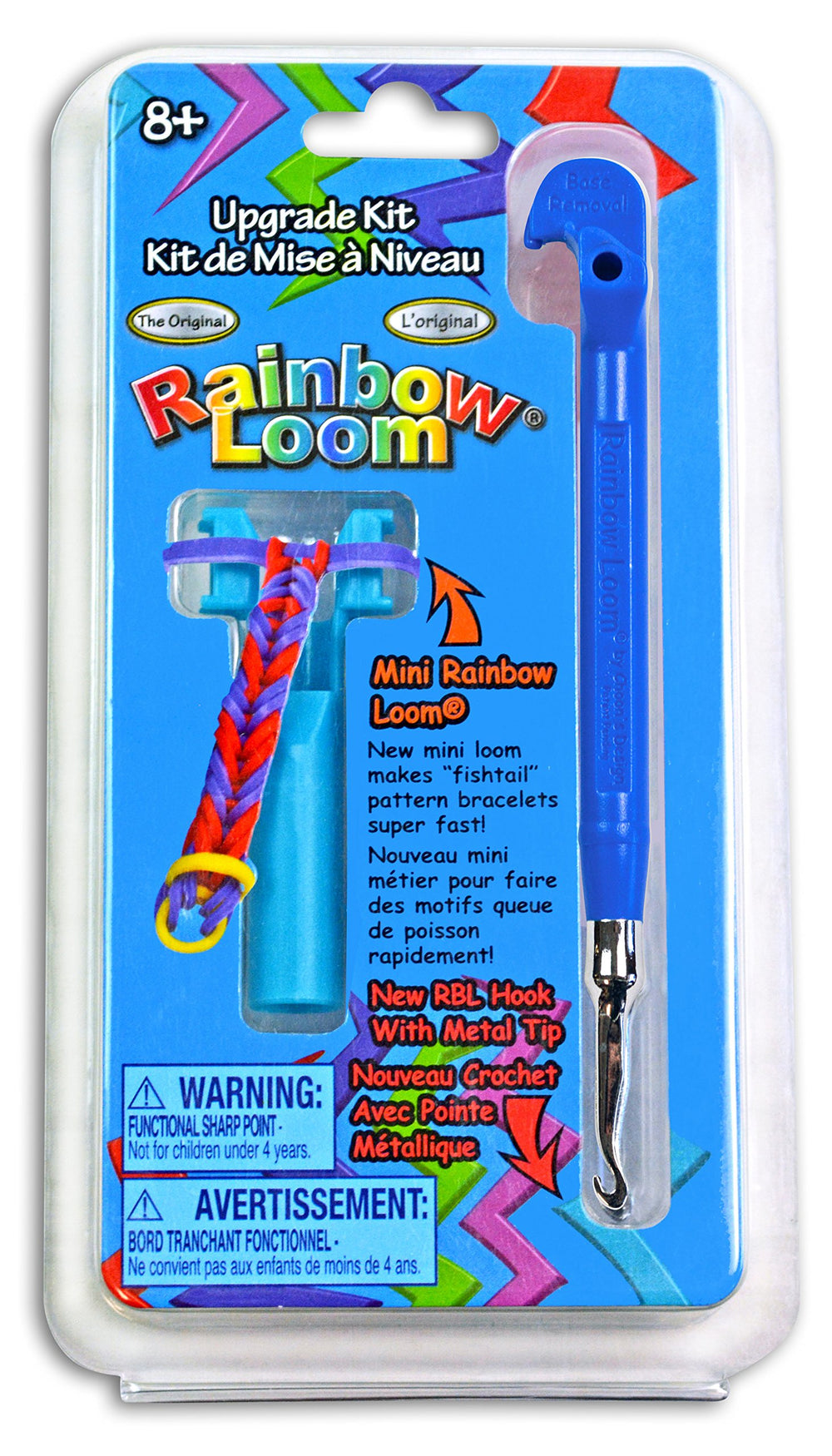 Rainbow Loom Upgrade Mini Loom compact travel-ready for quick fishtail projects