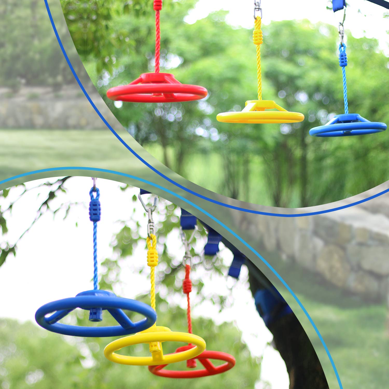 Rainbow Craft Backyard Ninja Setup ideal for versatile playground arrangements.