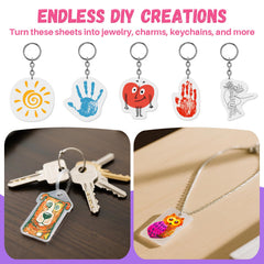 Rainflow versatile materials for charms, tags, bookmarks, and ornaments