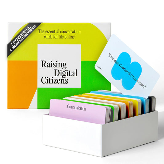 Raising Digital Citizens The Kit pack shot showing all contents for family use and discussion