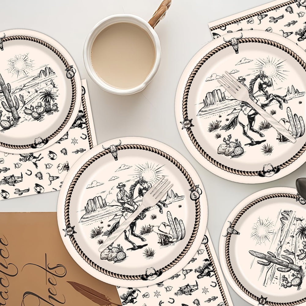 Rakuto western party supplies fit bachelorette celebrations and planning.