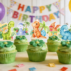 Rakuto durable vibrant print toppers enhance party decor