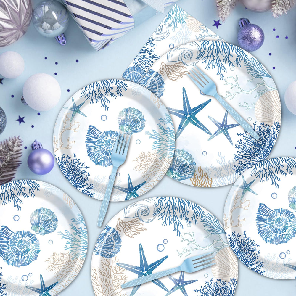 Rakuto Ocean Beach Party Pack: cohesive coastal decor for a seaside gathering.