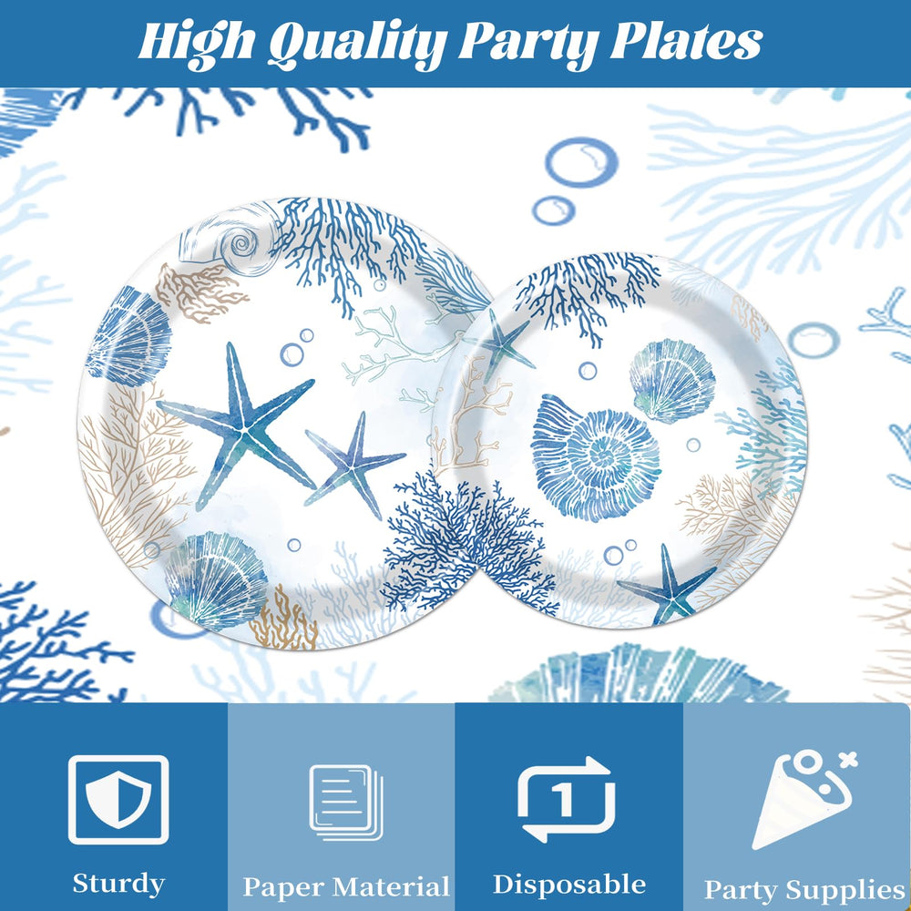 Rakuto Ocean Seashell Forks: convenient utensils with beachy flair for seaside events.