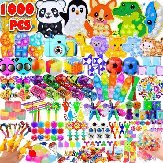 RALLYPANDA 1000+ party favors pack for kids, ideal for classroom rewards and goody bags.