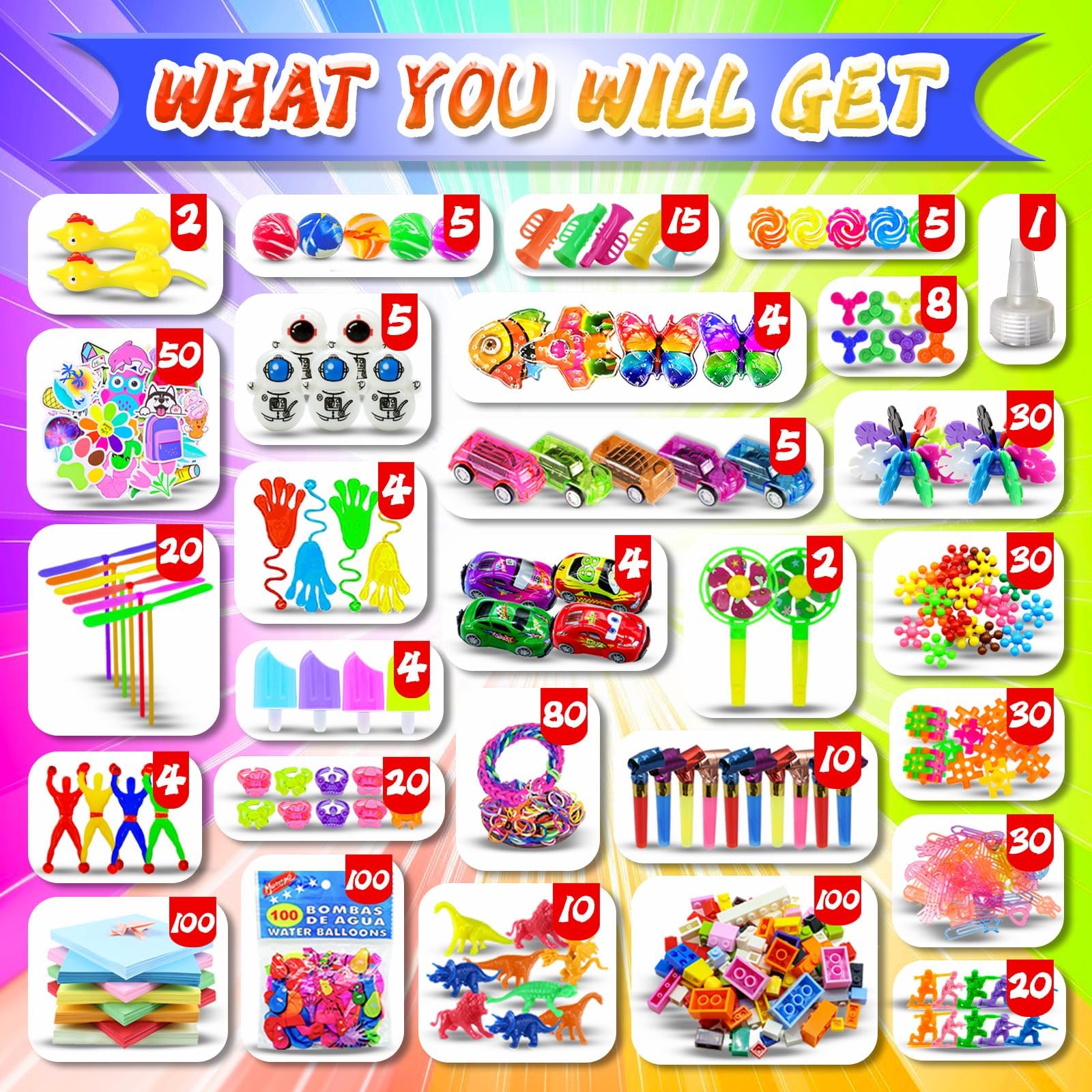 RALLYPANDA prize box fillers provide playful rewards during events and lessons.