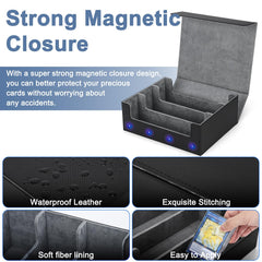 Ralout Card Deck Case magnetic closure securing contents during transport