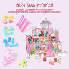 Randhar doll house bedroom detail with furniture for bedtime stories.