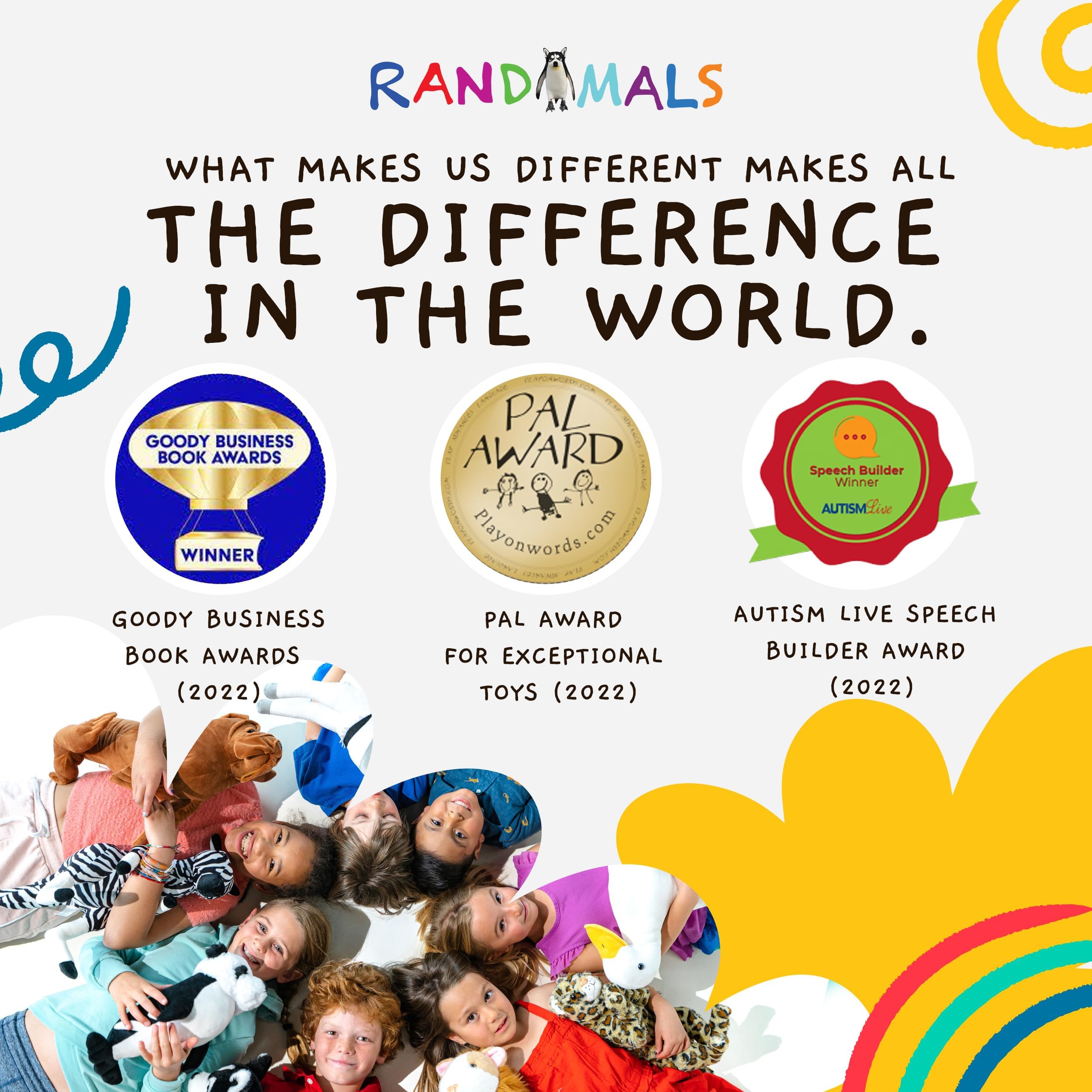 Randimals imaginative-play scene inspires diverse adventures with friends.