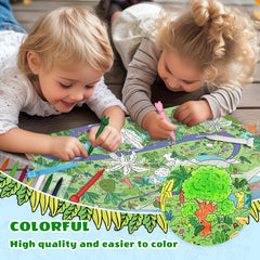 R&DLanci zebra crayons colorful strokes for imaginative play