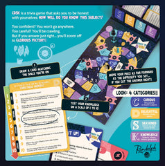 Randolph CDSK question cards ready to be drawn during a fast-paced round.
