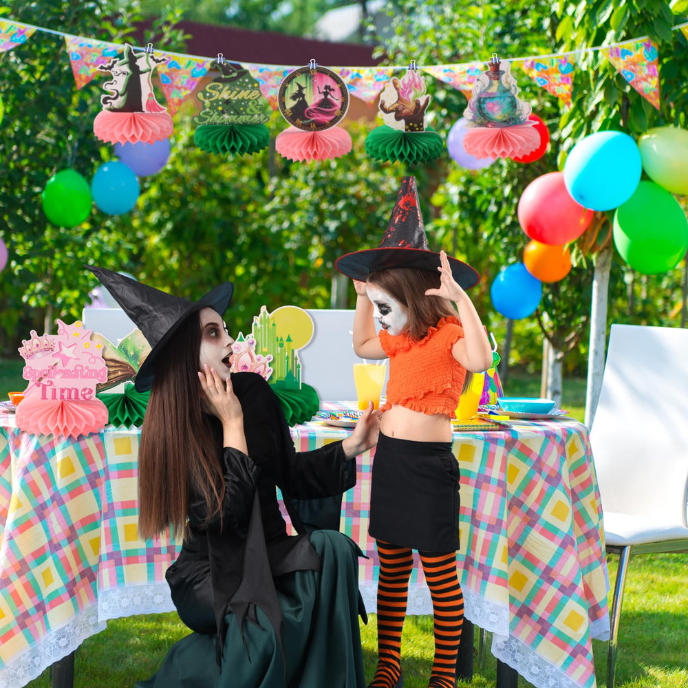 RANERVZ witch-themed table signs create bold party focal points
