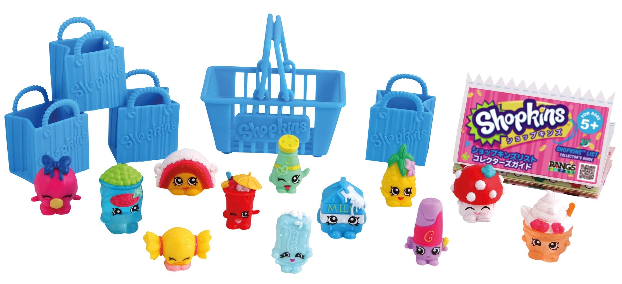 RANGS JAPAN Shopkins 12-pack with four bags for pretend-store purchases