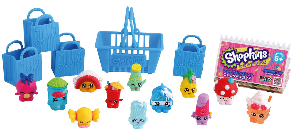 RANGS JAPAN Shopkins 12-pack with four bags for pretend-store purchases