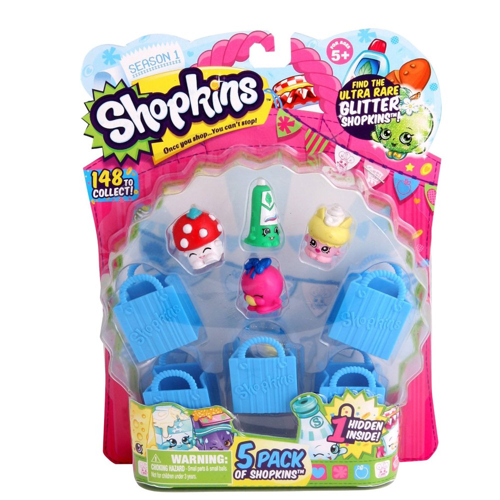 RANGS JAPAN Shopkins 5-Pack characters for imaginative play and growing collection