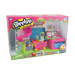 RANGS JAPAN Shopkins Supermarket Playset offers a bright market scene for imaginative play.