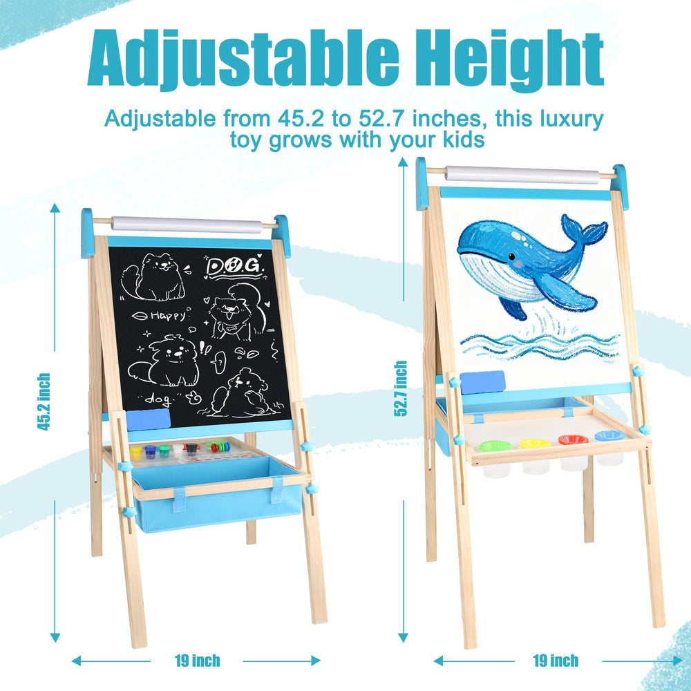 Ranqibo magnetic whiteboard and drawing board enable versatile learning.