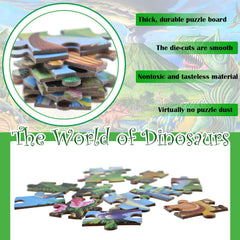 RANSUNN puzzle pieces spread shows easy-to-handle 100 pieces.