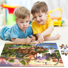 RANSUNN puzzle for kids shows large pieces ideal for small hands.