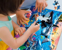 RANSUNN finished Underwater World puzzle highlights the vivid scene for storytelling and patience.