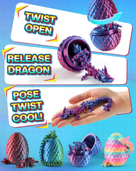 Rapean dragon eggs textures emphasize realism for collectors and display shelves.